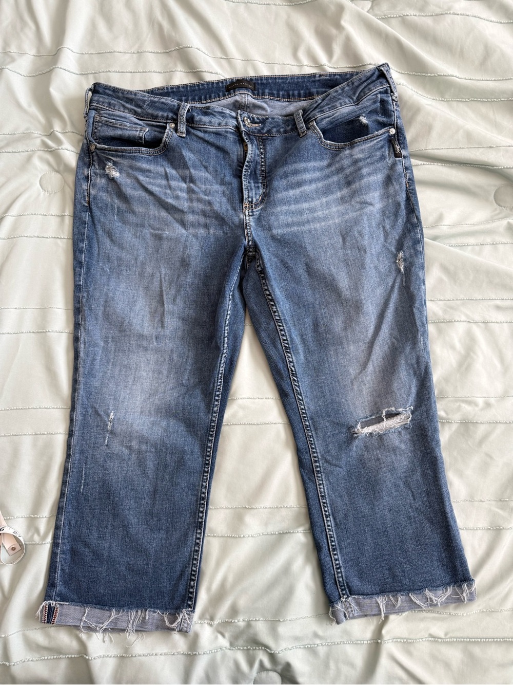 Silver Jeans Co. Elyse Capri Size 18